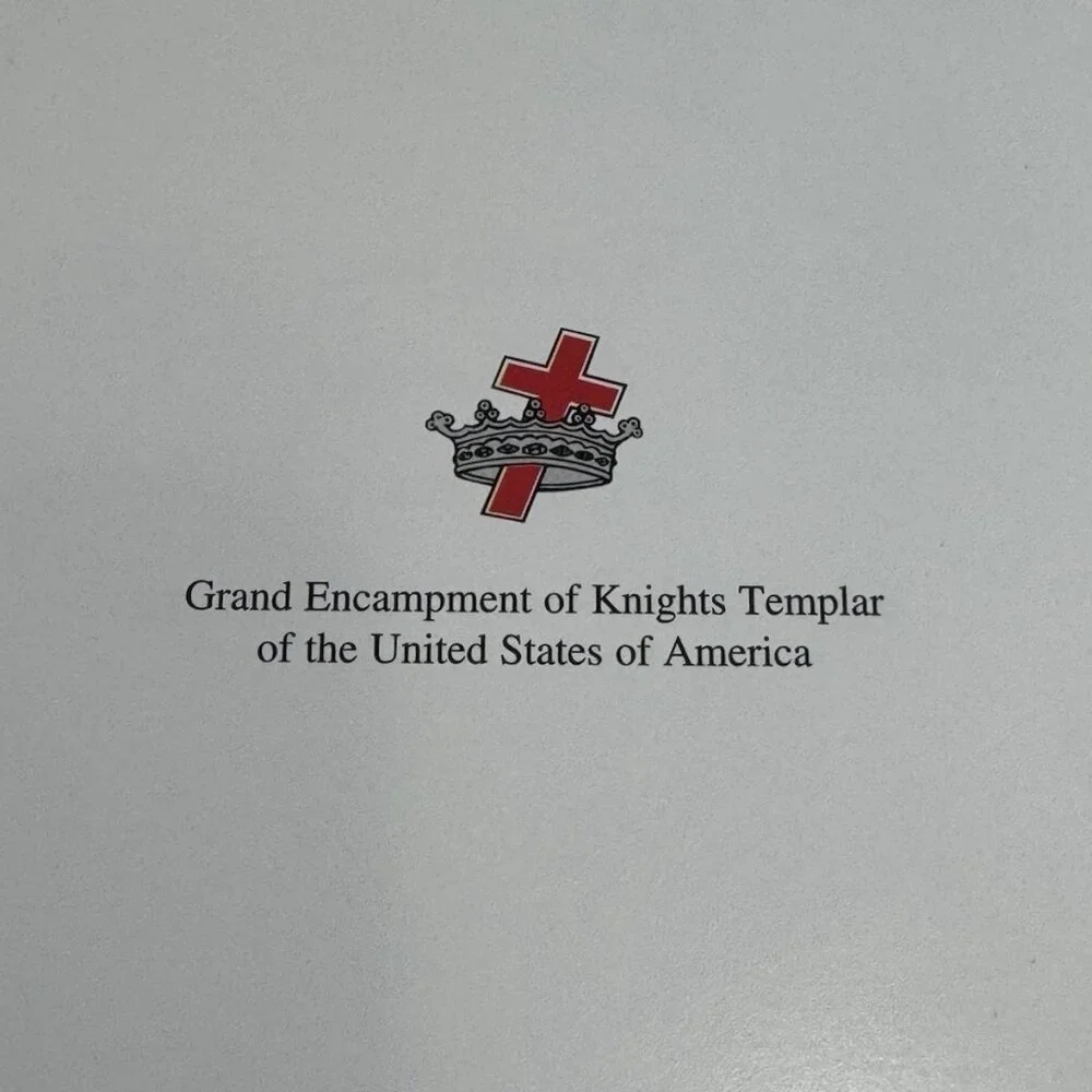 Grand Encampment of Knights Templar Christmas Card Artist Robert Fobear‎ Holiday
